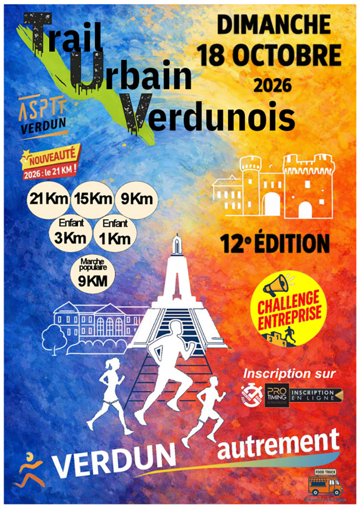 12ème  Édition du Trail Urbain Verdunois
