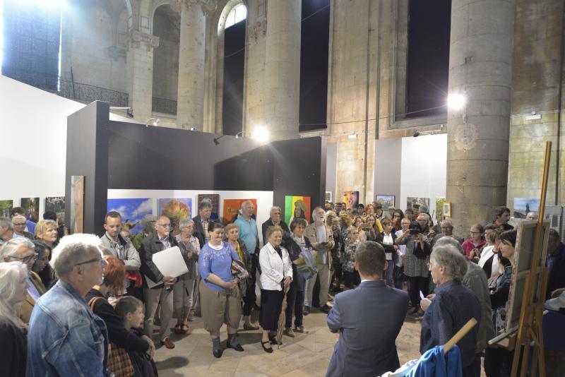 Vernissage de l’exposition de l’atelier d’art à la chapelle Buvignier