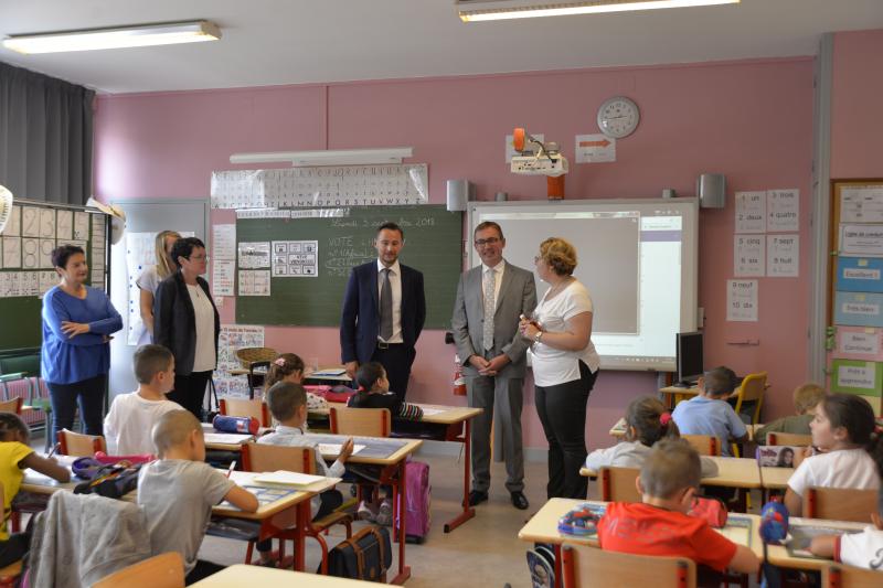 Visite de l’Inspecteur d’Académie à l’école Louise Michel