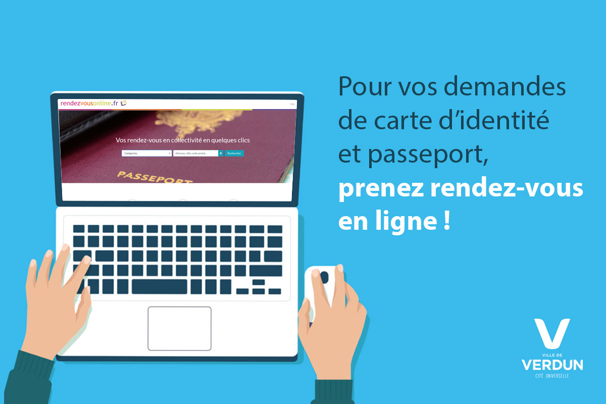 Prise de rendez-vous pour demande de CNI et Passeport