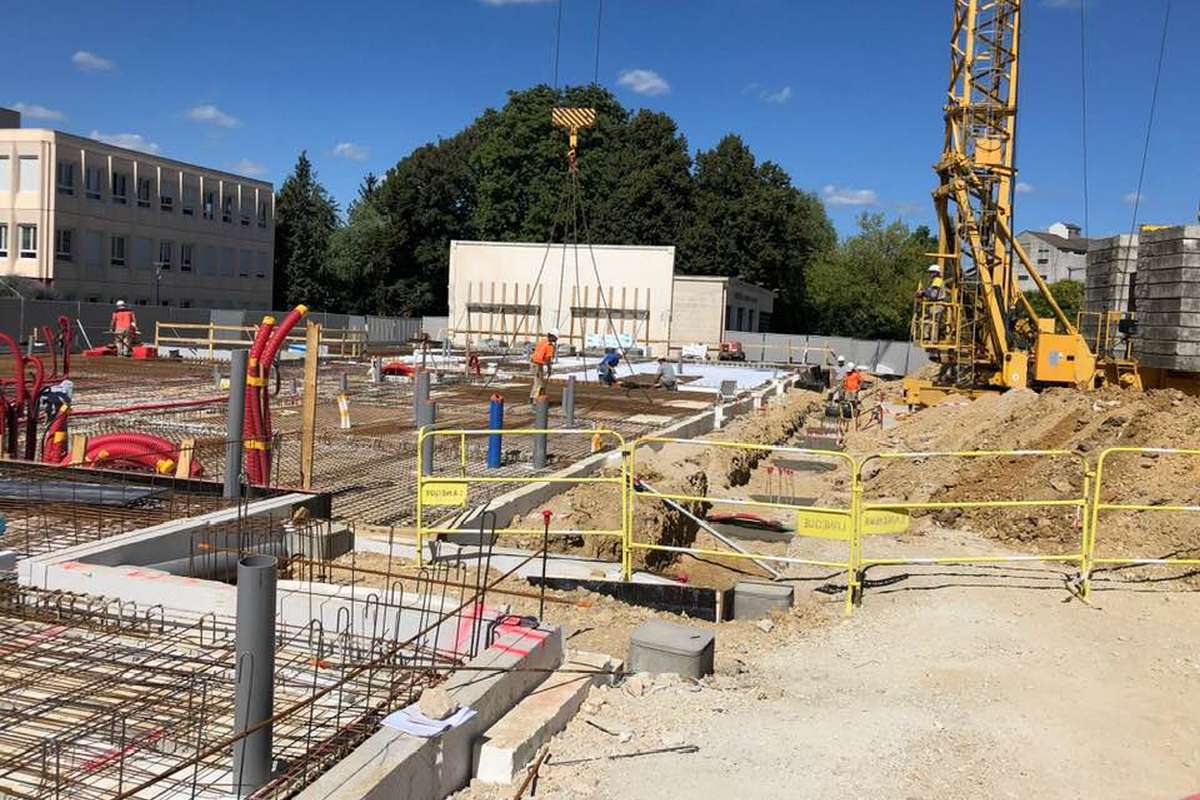 Visite du chantier de la Maison de Santé