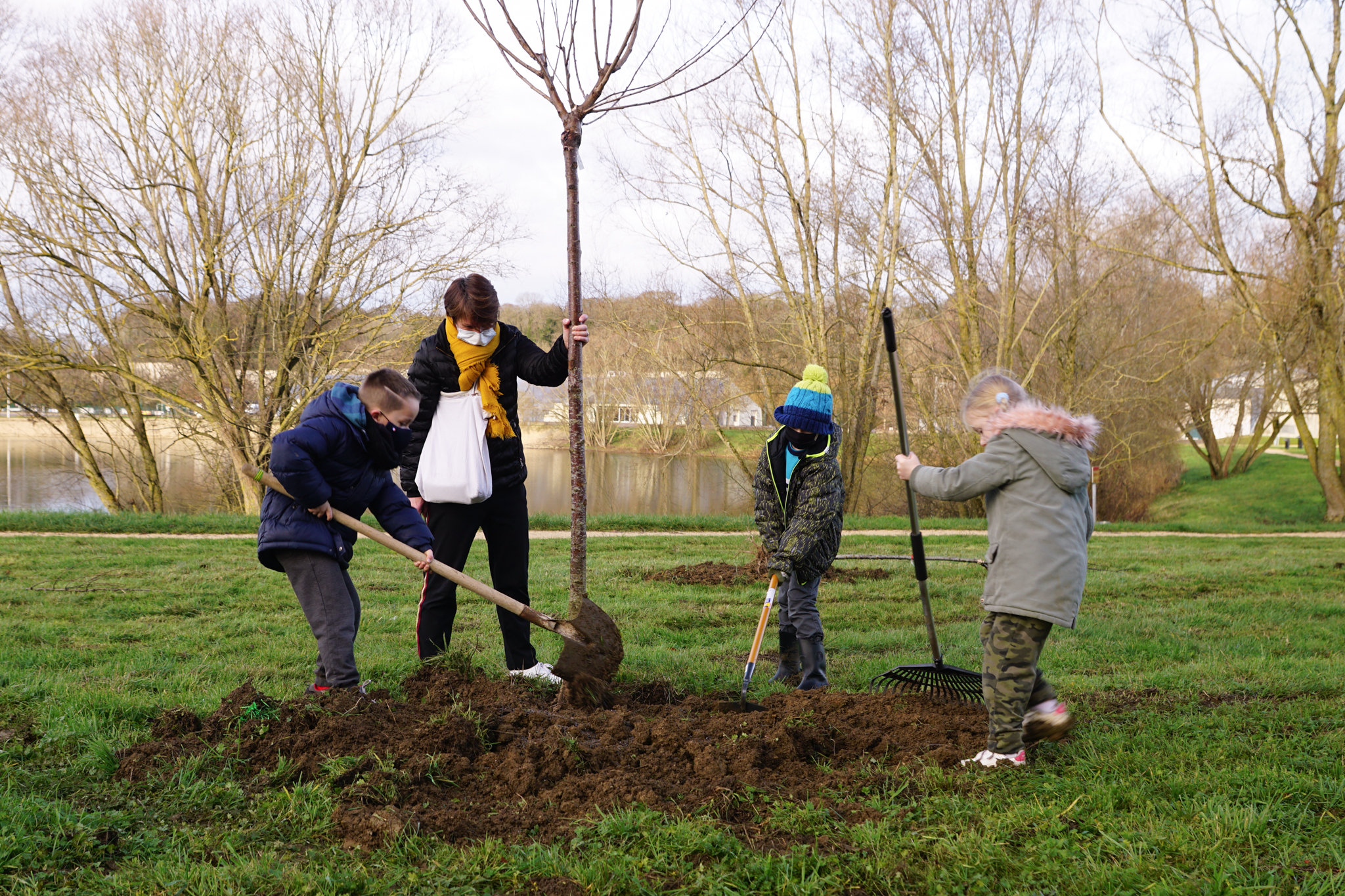 Plantation d’un verger public 