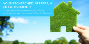 Commercialisation de 27 parcelles « Le Plat de Bévaux »