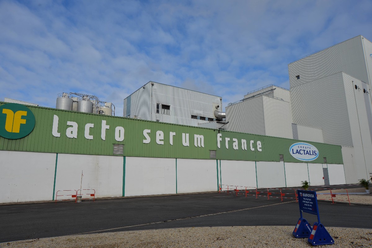 Inauguration de la tour 4 de séchage du site Lactalis