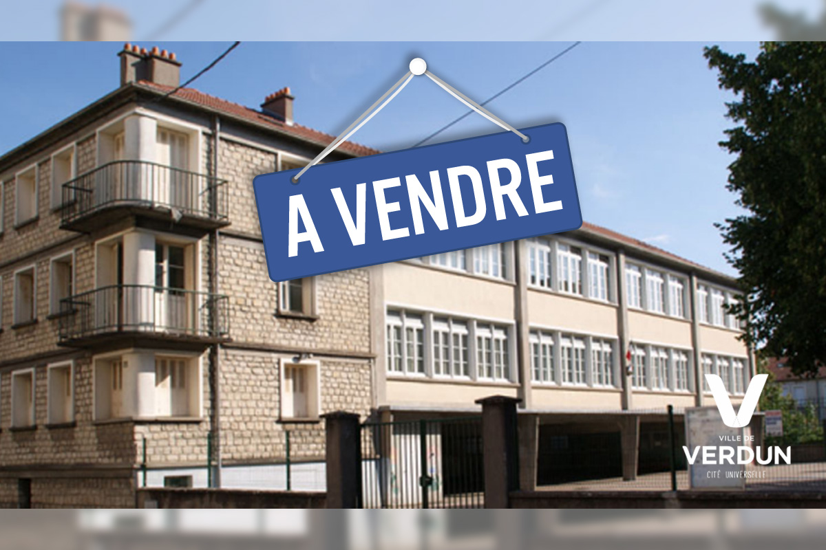 Avis de publicité : vente ancienne école Poincaré