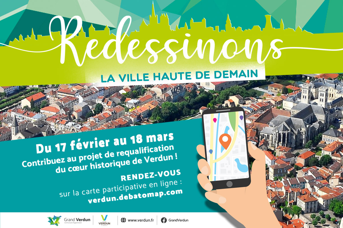 Projet de requalification de la Ville Haute de Verdun : redessinons la Ville Haute de demain !