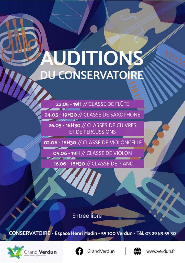 Audition des élèves du Conservatoire