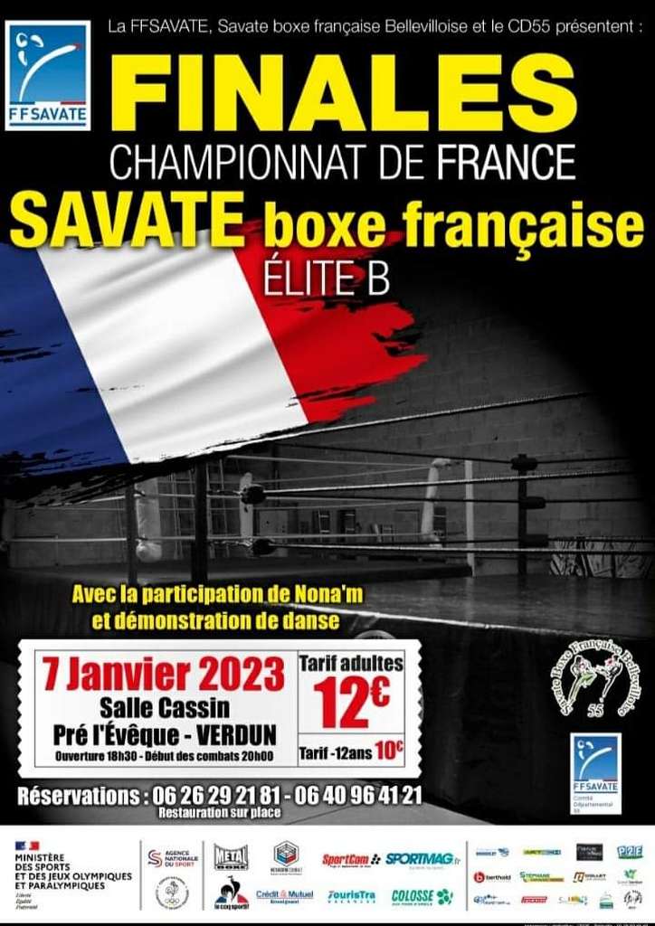 Finales Championnat de France Savate Boxe Française Élite B