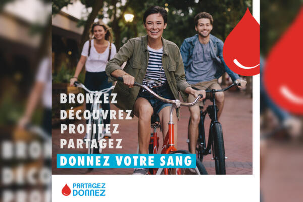 Cet été, donnez votre sang