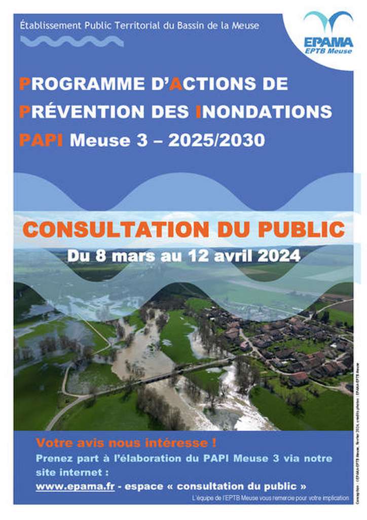 Consultation du public – PAPI Meuse 3