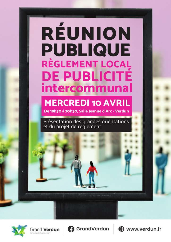 Réunion publique : Règlement Local de Publicité