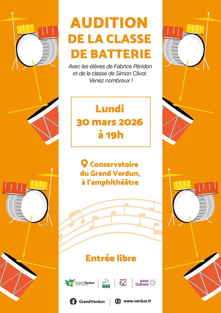 Audition des classes de Batterie