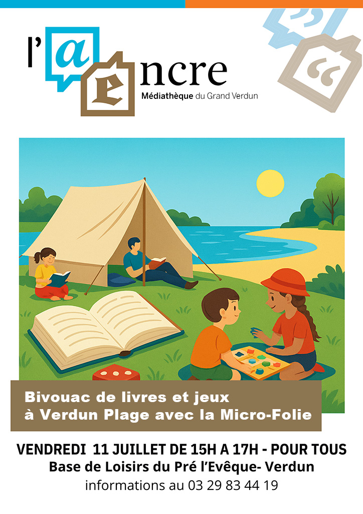 Bivouac de livres et jeux