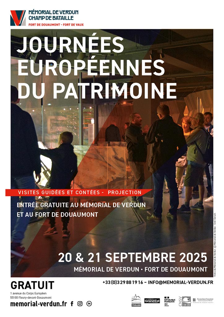 Journées Européennes du Patrimoine au Mémorial de Verdun et au Fort de Douaumont