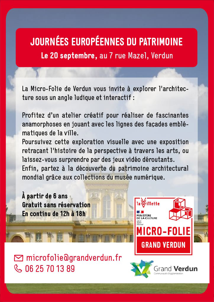 Journées européennes du patrimoine – Micro-Folie