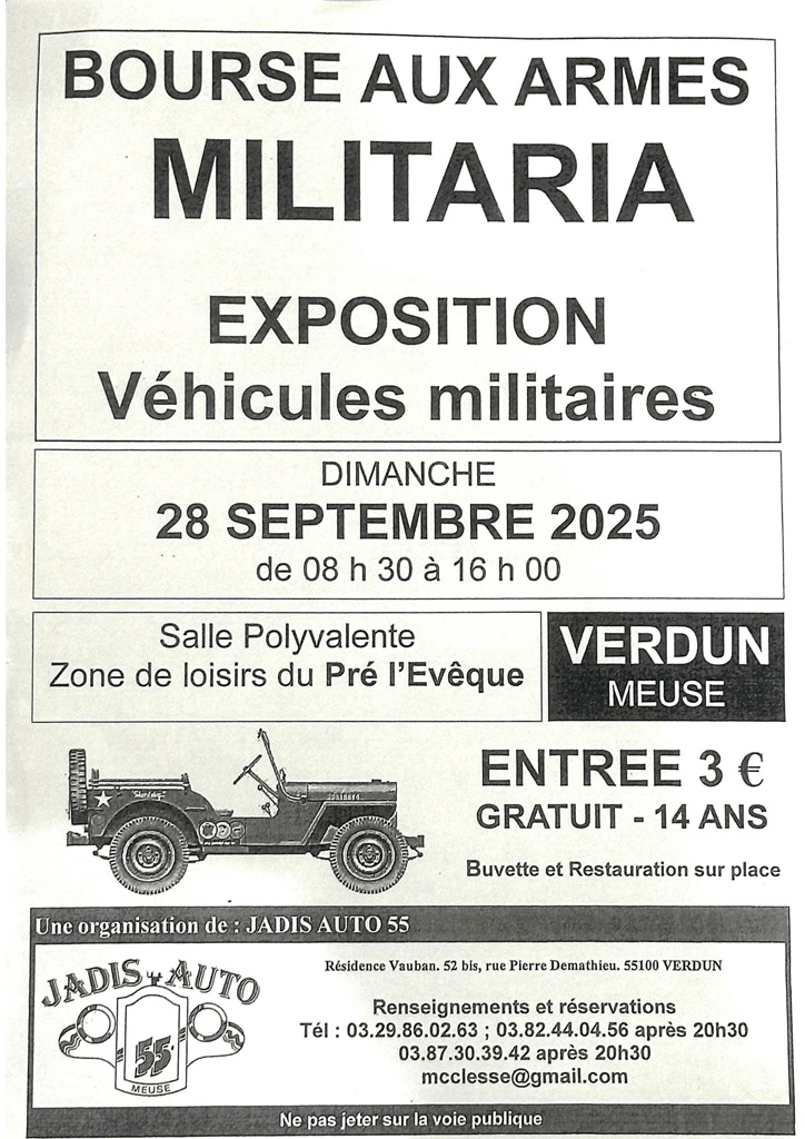 Bourse aux Armes Militaria