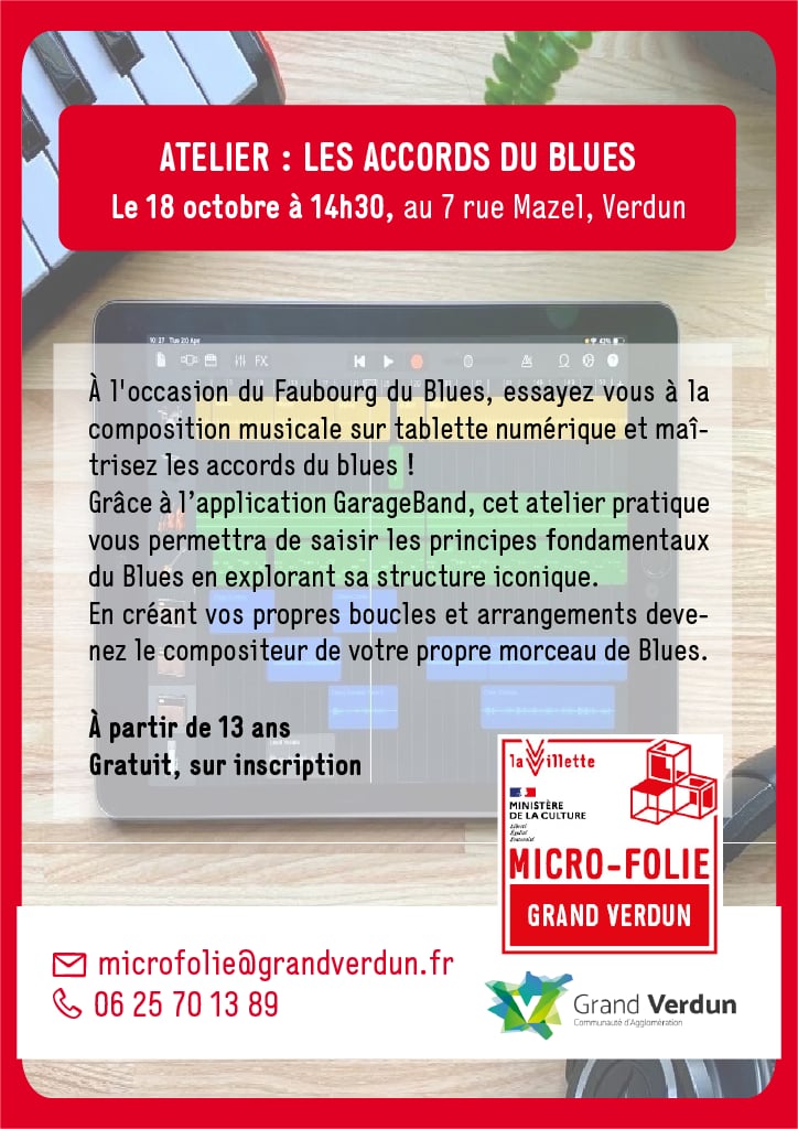 Atelier créatif : les accords du Blues
