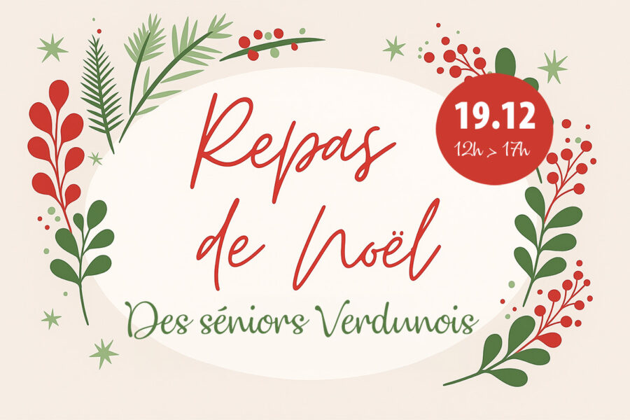 Inscrivez-vous dès maintenant au repas de Noël des seniors !