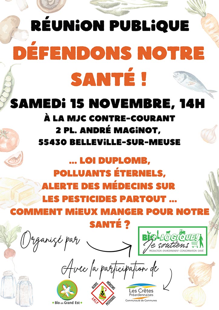 Défendons notre santé !