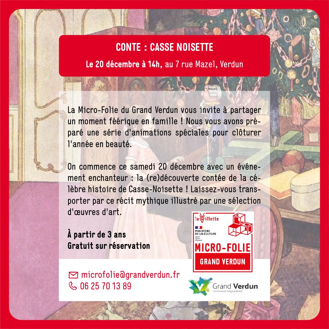 Casse Noisette s&rsquo;invite à la Micro-Folie !