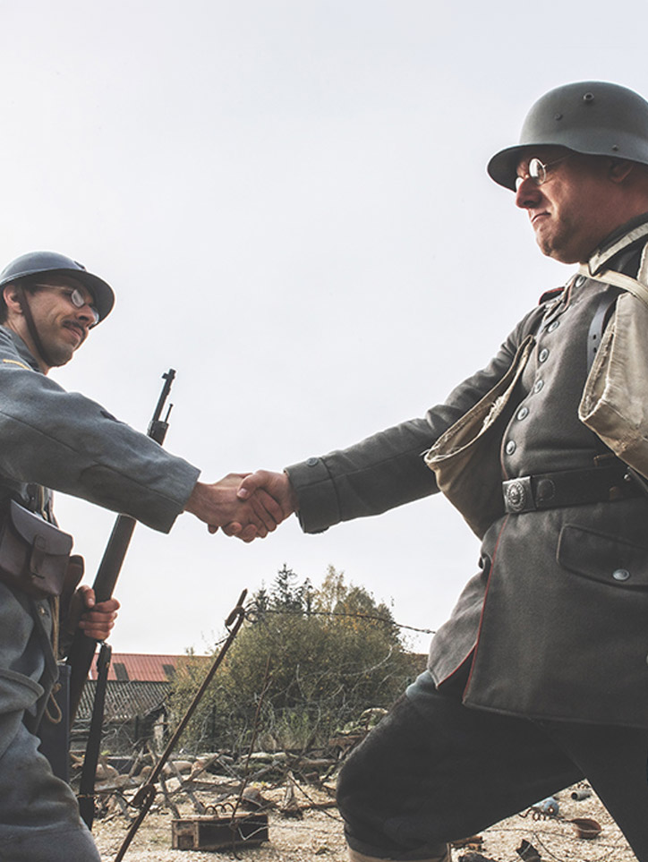 Reconstitution des Fraternisations de Noël (visite guidée)