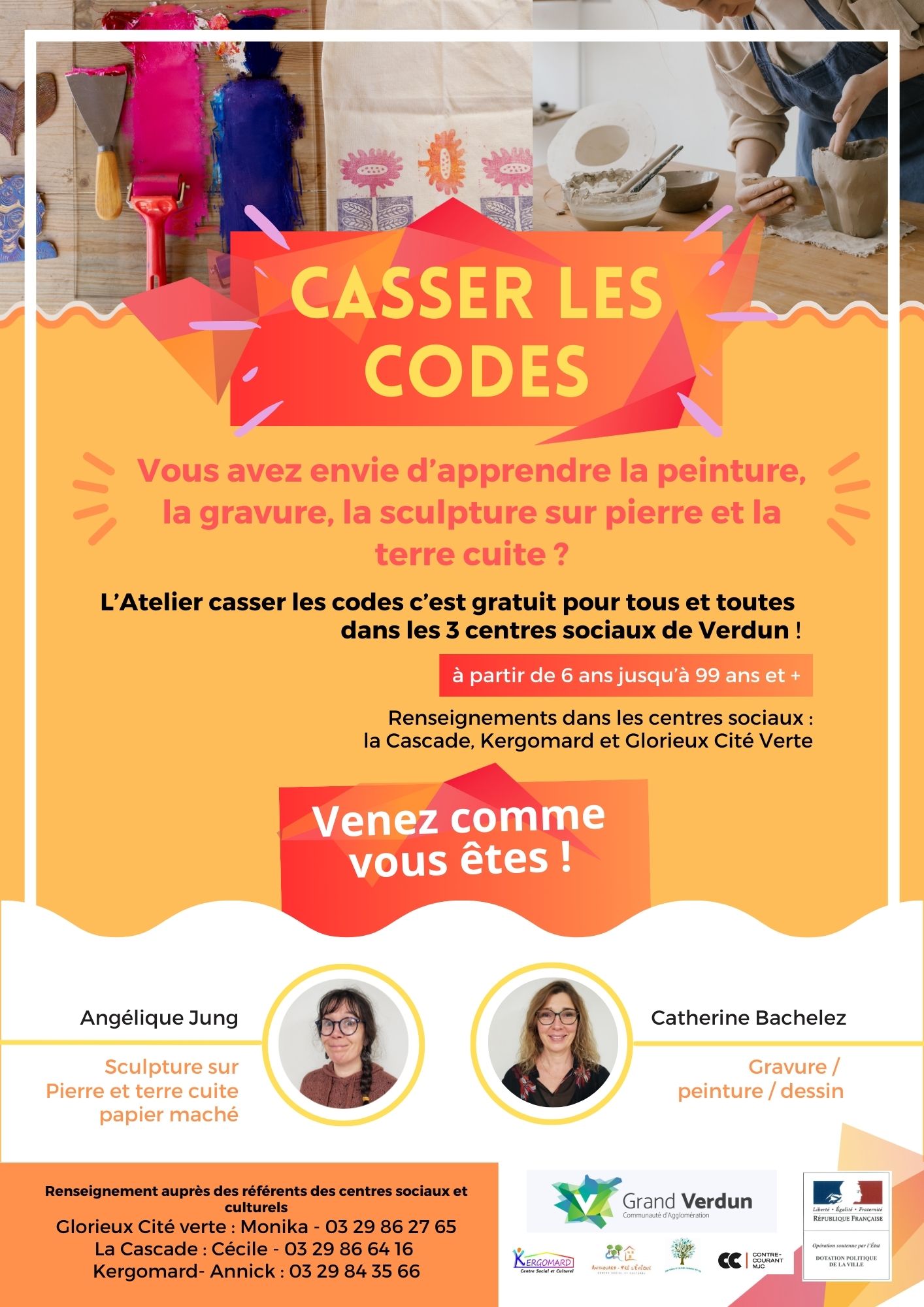 Casser les codes à l&rsquo;atelier d&rsquo;art