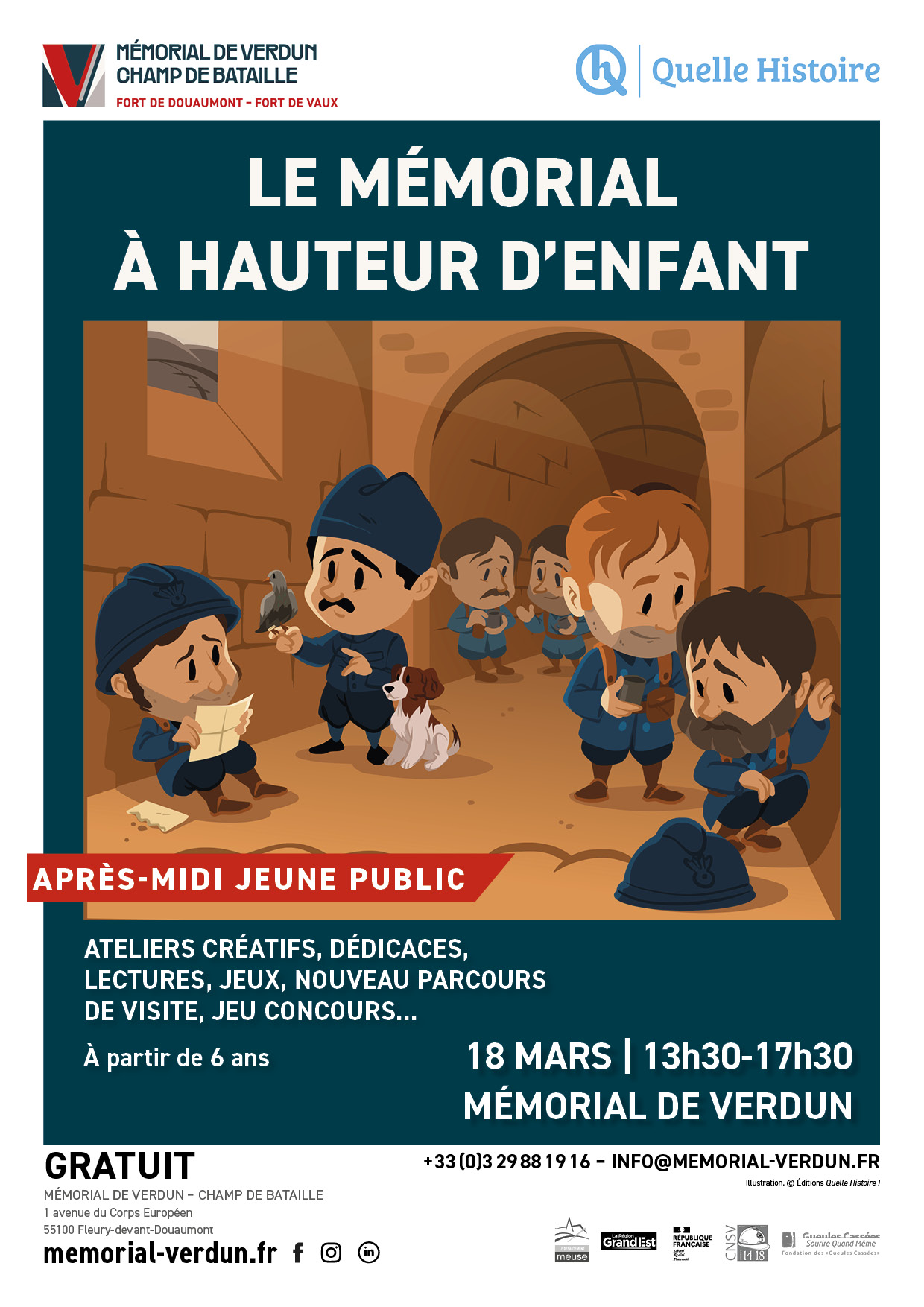 Après-midi jeune public – Le Mémorial à hauteur d&rsquo;enfant