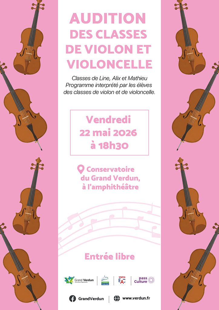 Audition des classes de violon et violoncelle