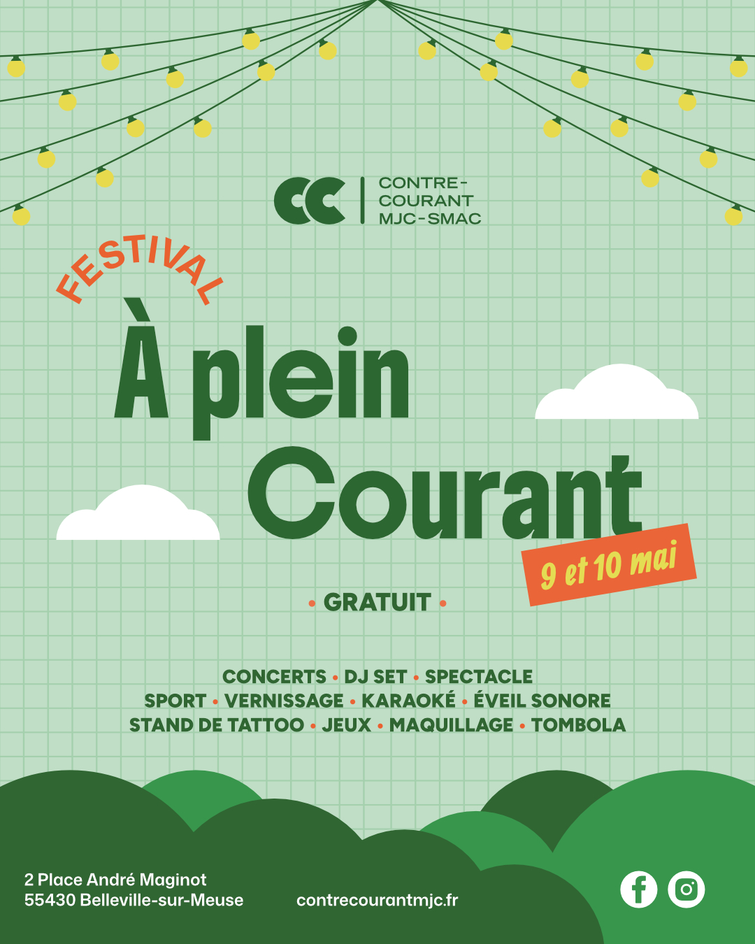 Festival à plein courant