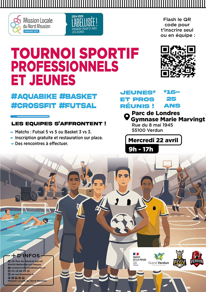 Participe au tournoi sportif & jeunes