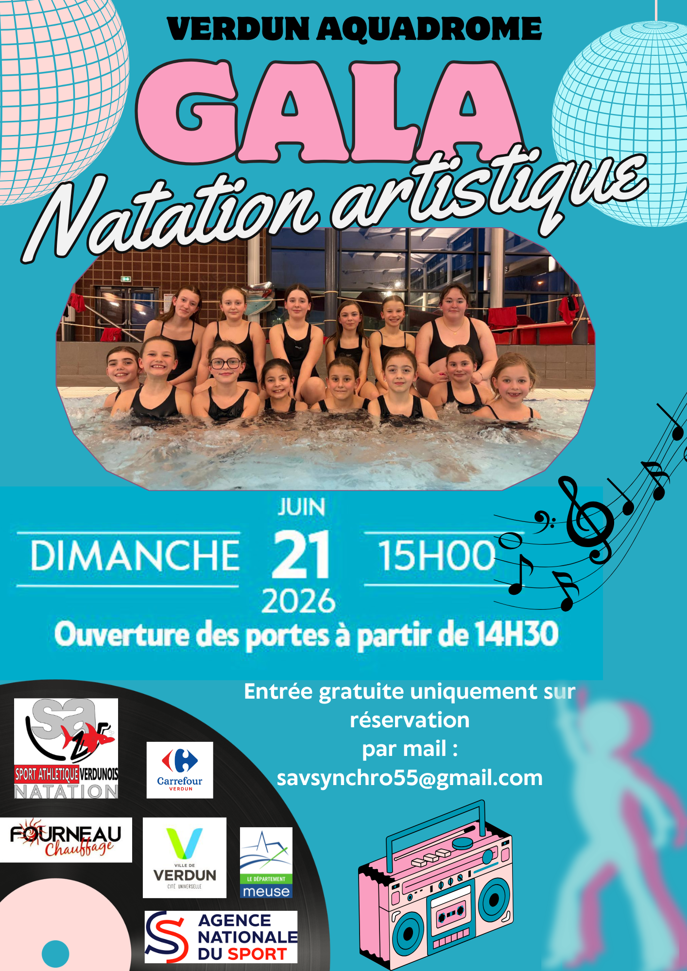 Gala de natation artistique du SAV Natation