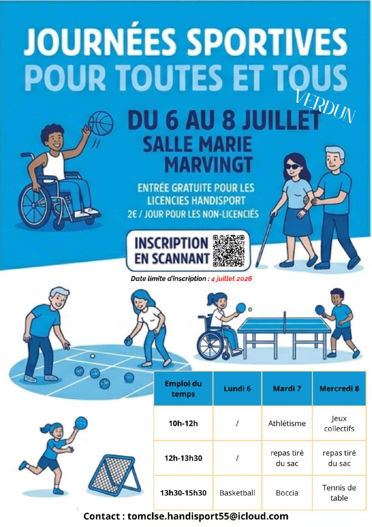 Journées sportives pour toutes et tous