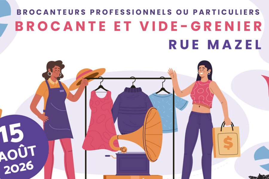 Etreprendre : Brocante du 15 août : devenez exposant !