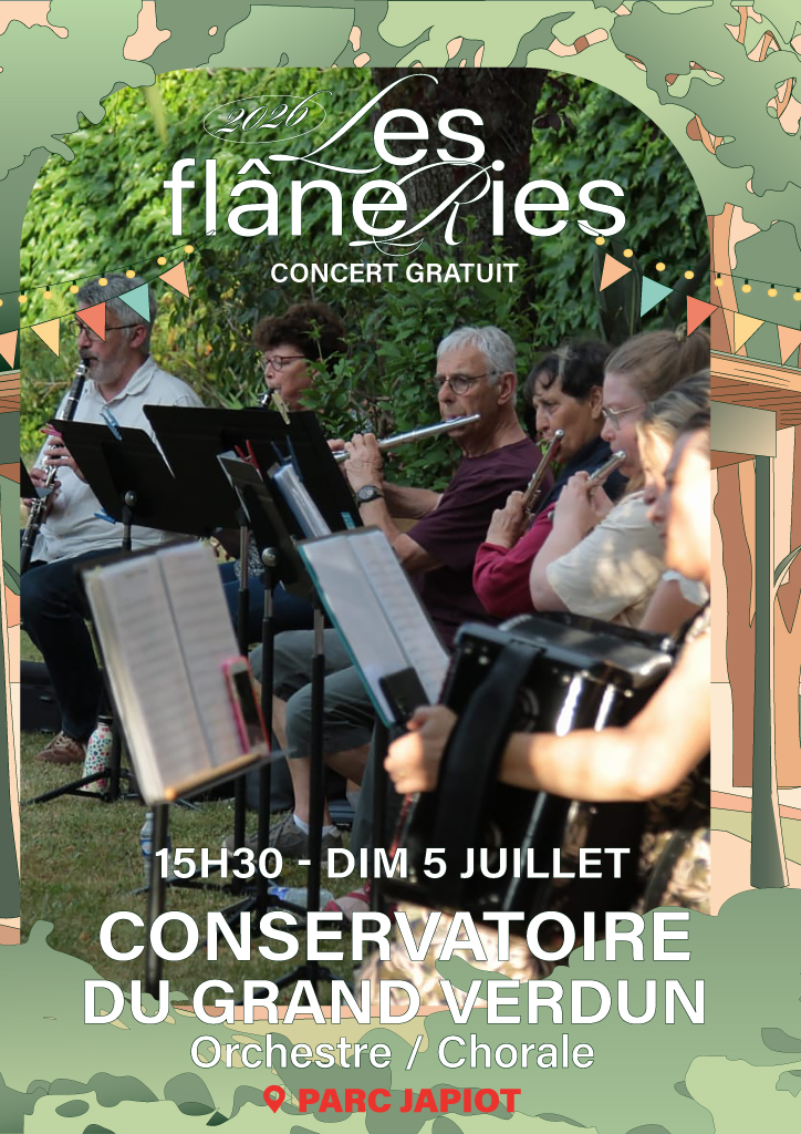 Les Flâneries de Verdun « Conservatoire du Grand Verdun» (concert gratuit)