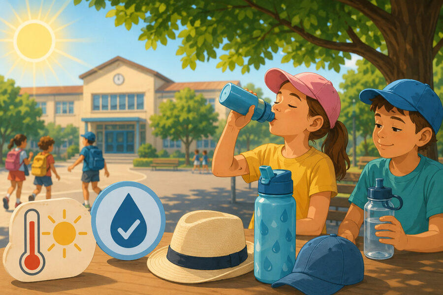 Vigilance canicule : reconduction dans les écoles du Grand Verdun des mesures pour jeudi 25 et vendredi 26 juin