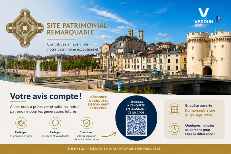 Participez à l&rsquo;enquête publique sur le Site Patrimonial Remarquable de Verdun