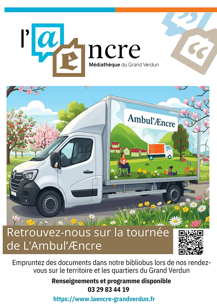 L’Ambul’Æncre : la médiathèque vient à votre rencontre !