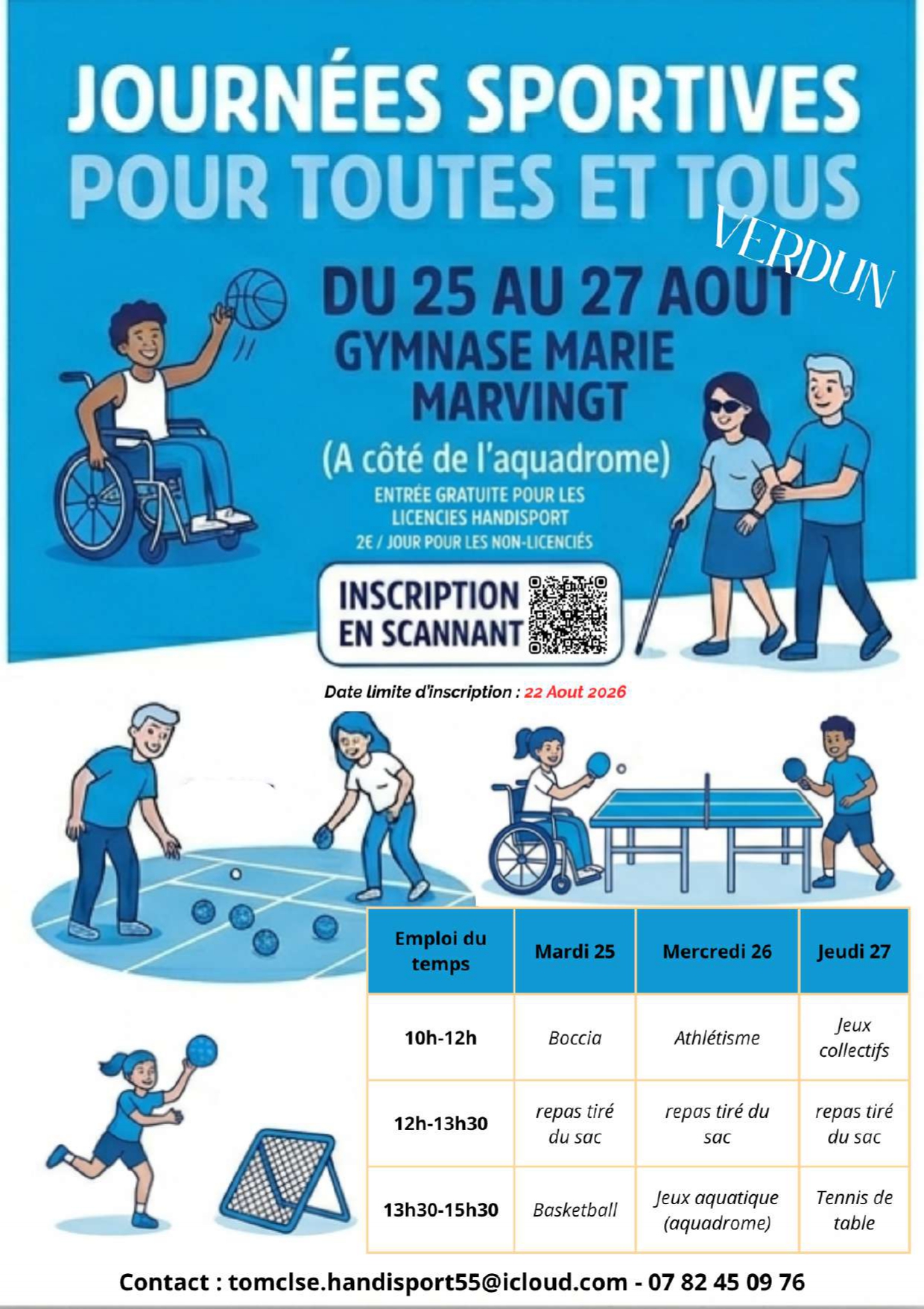 Journées sportives pour toutes et tous
