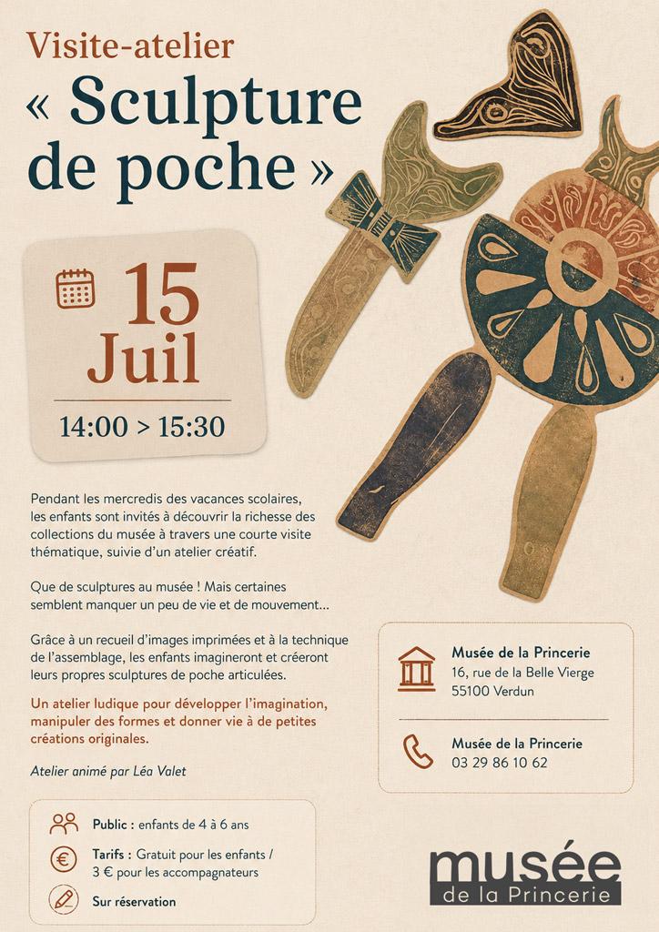 Visite-atelier « Sculpture de poche »