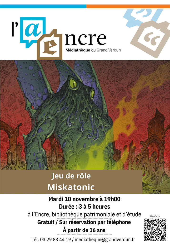 Jeu de rôle Miskatonic