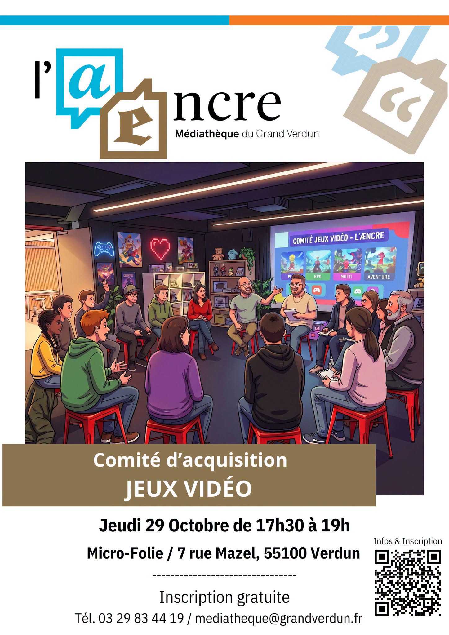 Participez à la création du fonds jeux vidéo de l’Æncre