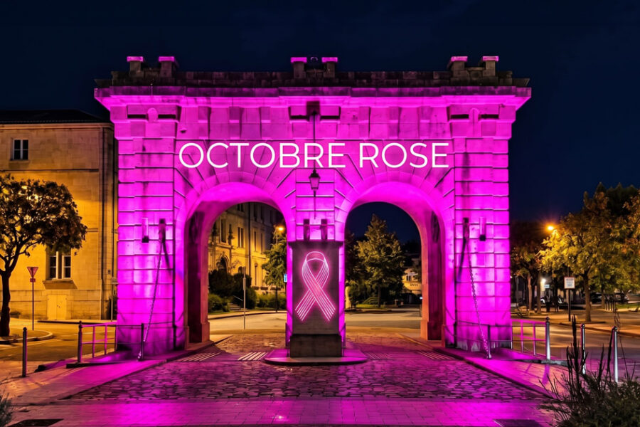 Octobre Rose : la Porte Saint-Paul s’illumine à Verdun