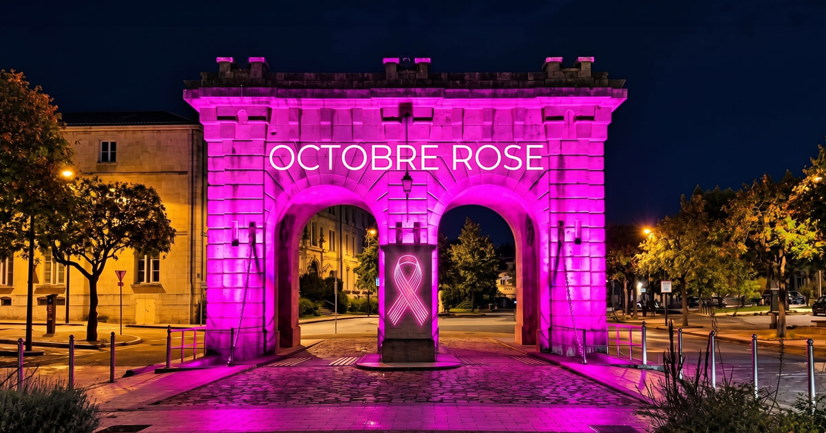 Octobre Rose : la Porte Saint-Paul s’illumine à Verdun