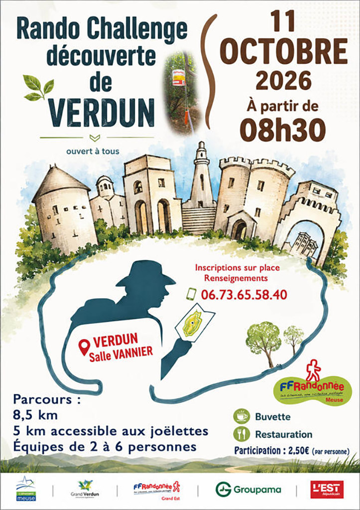 Rando challenge découverte de Verdun