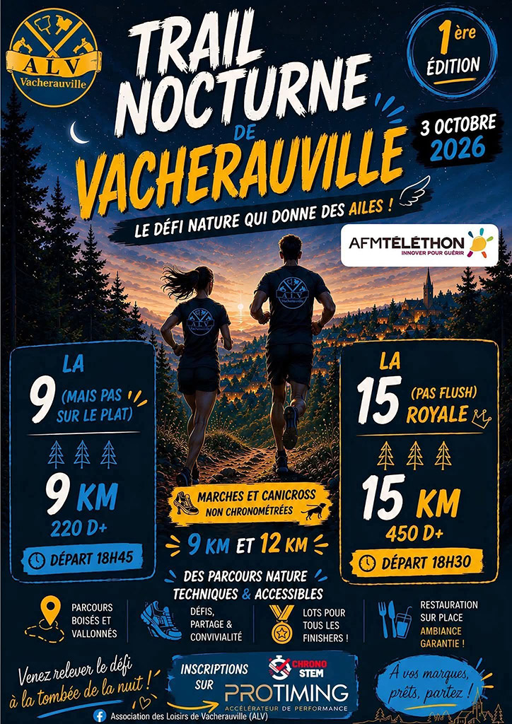 Trail Nocturne de Vacherauville
